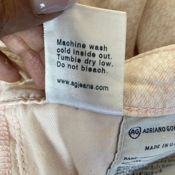 Adriano Goldschmied The Legging Ankle Super Skinny Ankle 26R Snake Print Pink - Picture 14 of 15